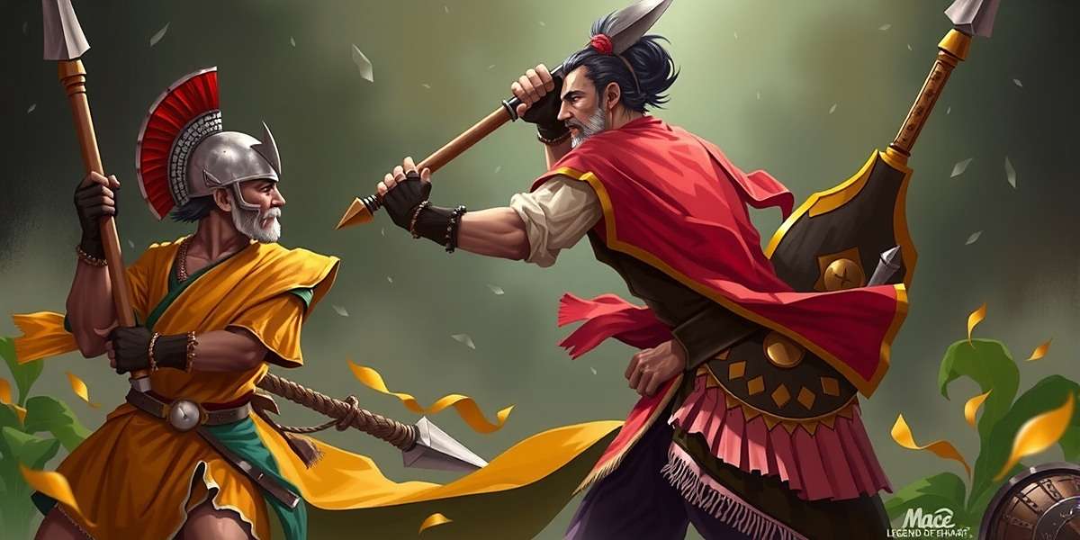 Mace Legend Of Bharat Combat Techniques Mace Legend Of Bharat combat strategy illustration